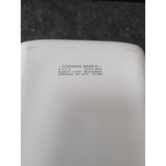 VTG P-315-B Corning Ware Cornflower Blue Bead Loaf 2 Qt Pan. - Picture 2 of 4